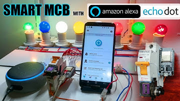 How to make SMART MCB with Amazon Alexa echo dot using ESP 32 & Servo motor | iot | SL IDEAS.