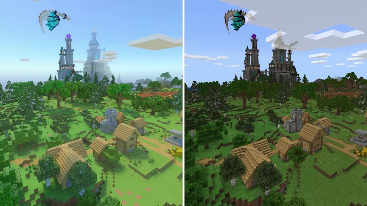 Minecraft With Ray Tracing On Day and Night Cycle YouTube