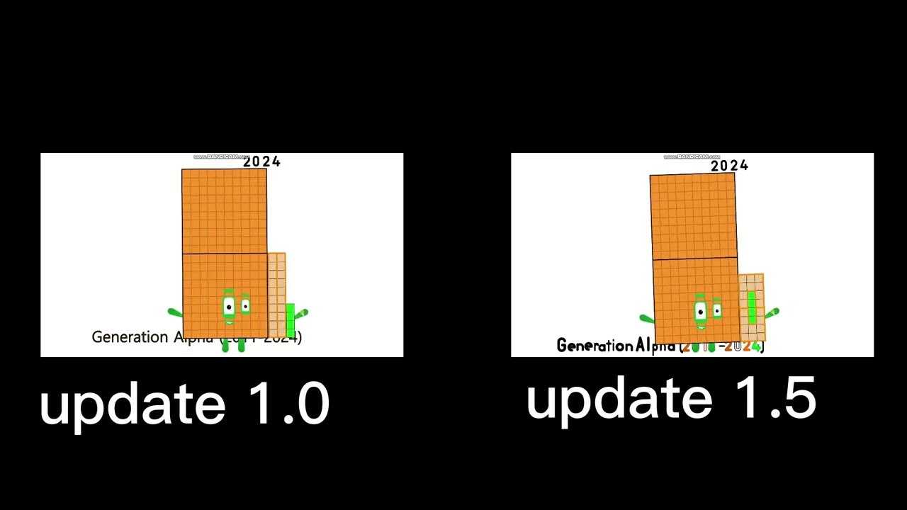 Yearblocks band update comprasion 1.0 vs 1.5