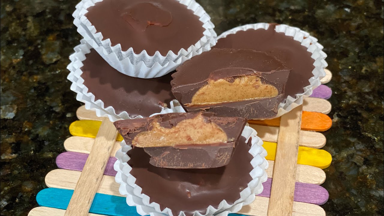 3 ingredient keto almond butter cups recipe ( 0 net carb recipe) YouTube