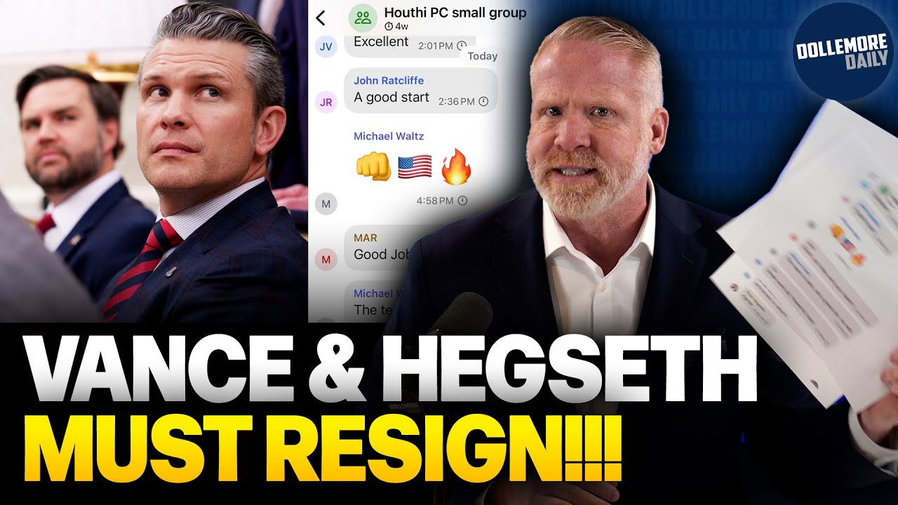 Pete Hegseth & JD Vance ACCIDENTALLY LEAKED WAR PLANS TO JOURNALIST w/ No Security Clearance!!!