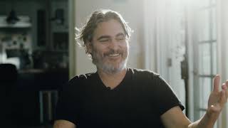 Joaquin Phoenix Reunited with Rescued Mother Cow & Calf for Earth Day