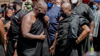 President Akufo-Addo finally meets Alan kyerematen and Boakye Agyarko at Wofa K.K's Funeral