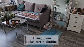 Living Room Make-Over + Thrifting | PJK