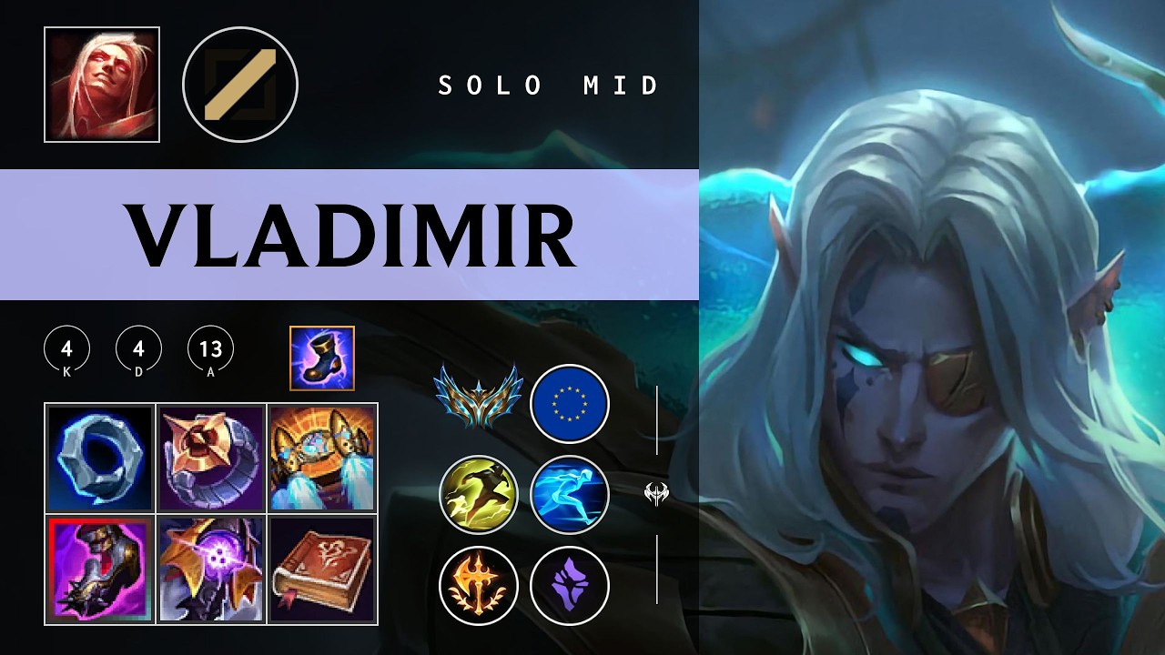 Vladimir Mid vs Malzahar - EUW Challenger Patch 26.04