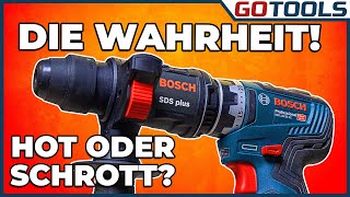 HOT oder SCHROTT? Der neue 12V FC Bohrhammer-Aufsatz von Bosch. Das kann er wirklich! Mit Verlosung!