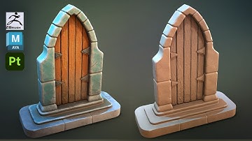 Autodesk Maya 2026, Zbrush, Painter - Stylized Door