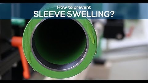 How to prevent flexographic sleeve swelling?
