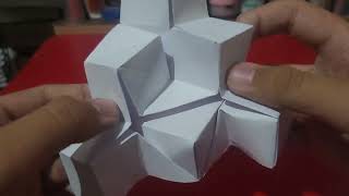 How To Make Origami Cube Tessellation | Inspired by D Hinklay