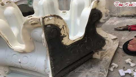 Hướng dẫn tháo gở khuôn chân đôn quỳ lục giác 45, 50 đơn giản không bị bể hoa văn.