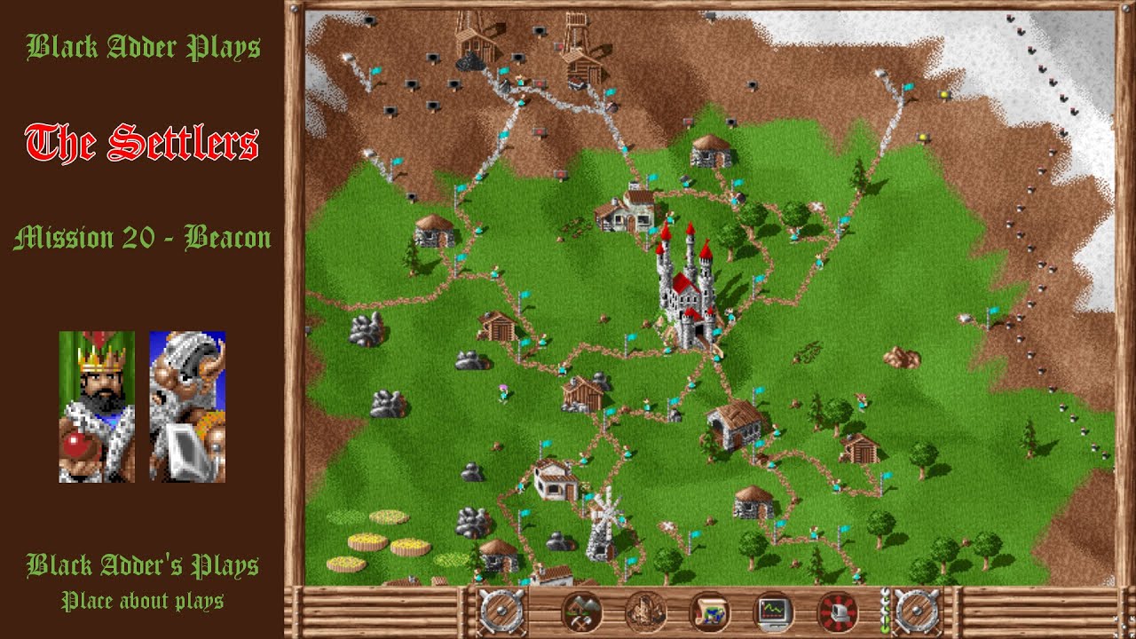 Black Adder Plays The Settlers - Mission 20 - Beacon