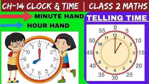 CH - 14 Time | Read The Clock & Write The Time | Draw Hands To Show The Time | Class2 Maths | Part 1