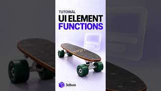 Part II | Screen UI Element Settings in 3DBAE | Layout, Fill, Stroke & Text