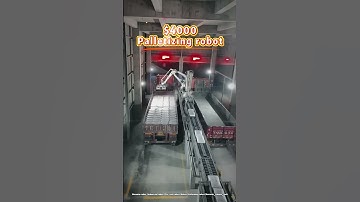 Palletizing robot #machine #factory #industrial #palletizing #robot #automobile #machine