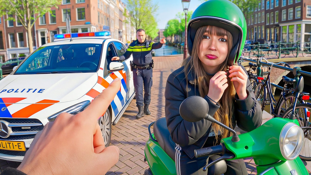 ZATRZYMAŁA NAS POLICJA W AMSTERDAMIE