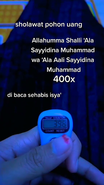 Sholawat Nabi( Allahumma Sholli ala Sayyidina Muhammad wa'ala aali sayyidina Muhammad)#shrots