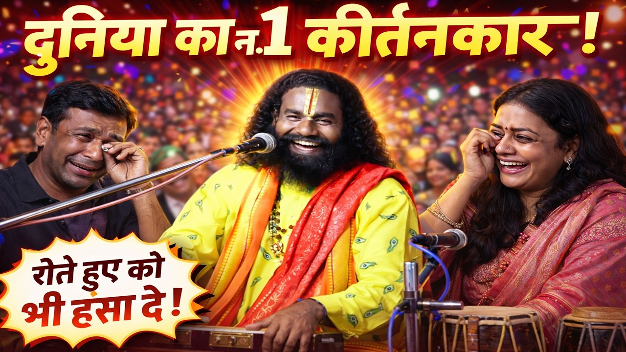 दुनिया का न. 1 कीर्तनकार ! रोते हुए को भी हंसा दे ! कामता प्रसाद संकीर्तन ! Kamta Prasad Ramayan