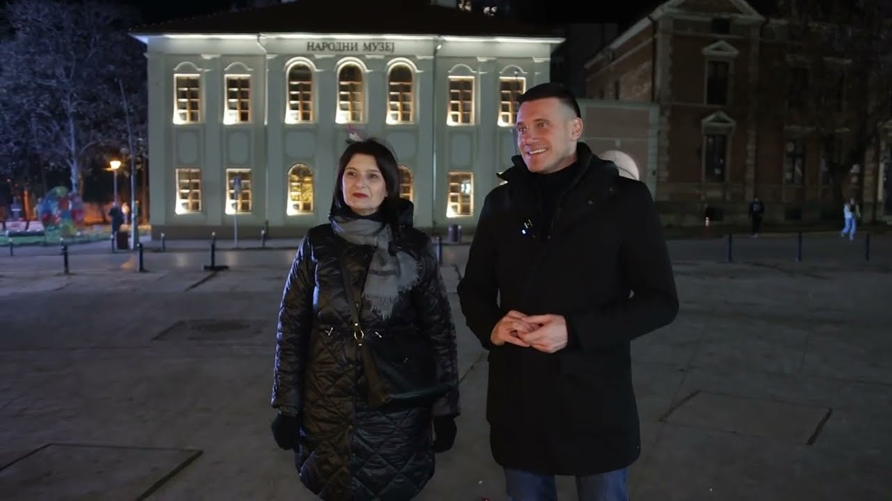 Šetnja sa predsednikom opštine Smederevska Palanka Nikolom Vučenom, Glavnom ulicom.