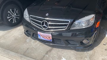C63 AMG W204 M156 Cold Start Rattle Part 2