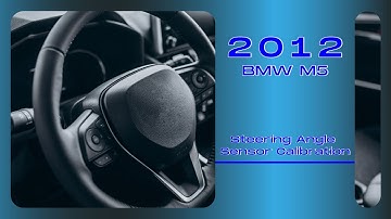 How to Use Steering Angle Sensor Calibration Function on SDS | 2012 BMW M5