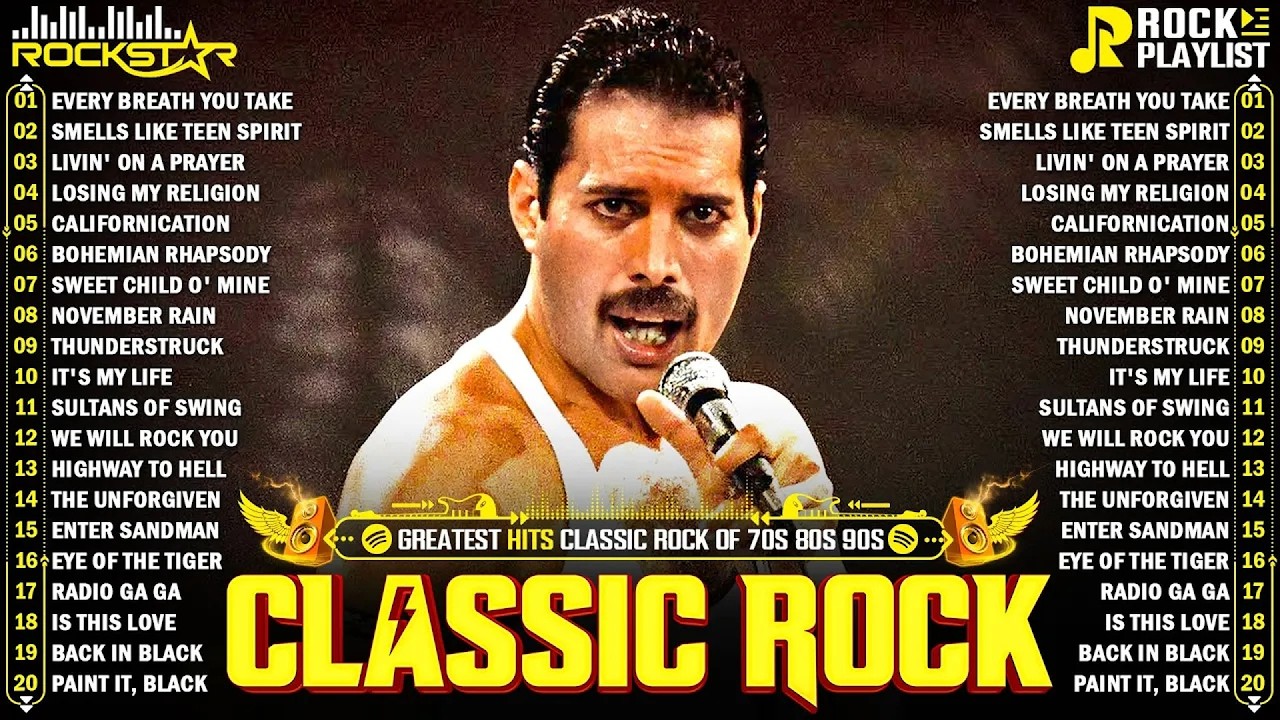 Nirvana, U2, ACDC: Epic Collection of 70s 80s 90s Classic Rock Hits