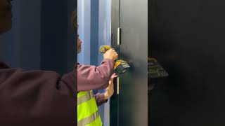 How To Install Our Self Drilling Shipping Container Door (No Welding Required)