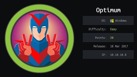 HackTheBox - Optimum - OSCP Like Box