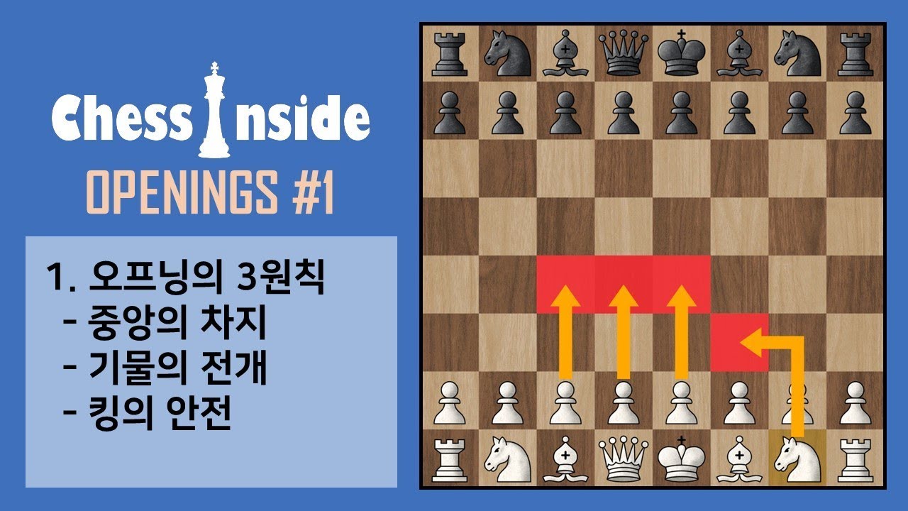 체스 오프닝#1 - 오프닝의 3원칙