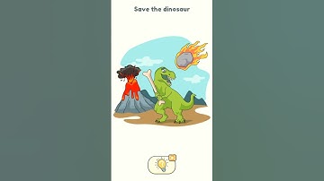 Dop 2 (Delete One Part) Level 216 Save the dinosaur #shorts #shortsviral @EraseLogic