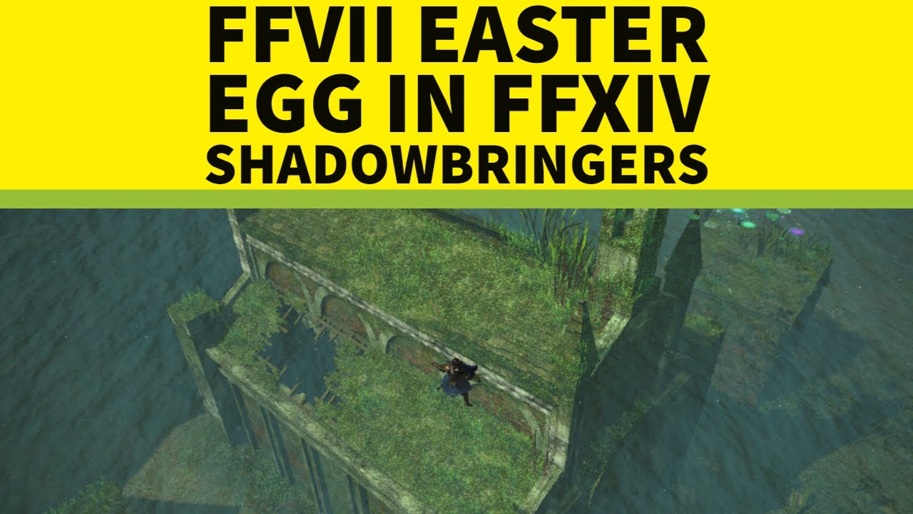 FFVII Sector 5 Church Easter Egg!!! - FF XIV Shadowbringers
