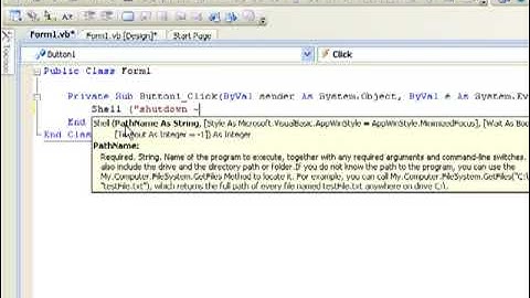 How To Make ShutDown Manager In Visual Basic 2008