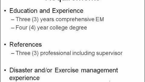 Scott Mickalonis, "CEM Certification: Organizing and Submitting your Portfolio"