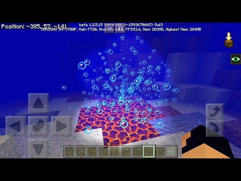 Minecraft: Remaking BUBBLE COLUMNS from the UPDATE AQUATIC 