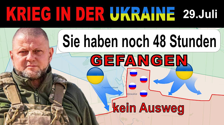 29.Juli: Ausweglos - RUSSISCHE TRUPPEN SITZEN IN DER FALLE | Ukraine-Krieg