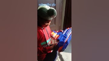 surprise nerf attack on brother #shorts #fortnite #nerf #trending #new