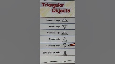 Triangular Objects