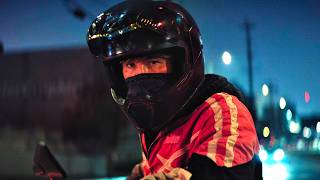 Crime 101 (2026) Motorcycle Challenger Chase Scene | 4K HD