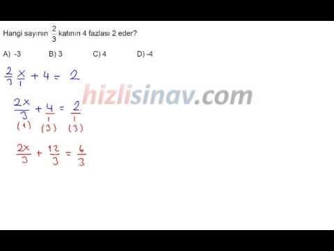 HızlıSınav Soru Çözüm Videosu (Soru Kodu:23998)