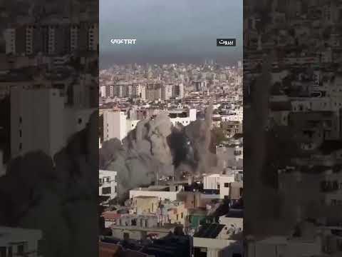 جيش الاحتلال الإسرائيلي يشن سلسلة غارات عنيفة على الضاحية الجنوبية للعاصمة اللبنانية بيروت