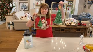 # 35 HOW TO MAKE GLASS CHRISTMAS TREES NO RESIN NEEDED. GLASS ON GLASS. FIRE GLASS.