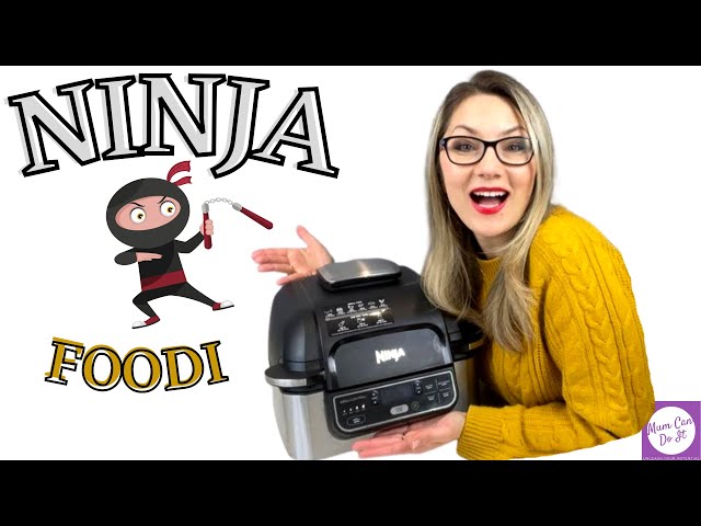 Ninja Foodi Health Grill & Air Fryer Bundle, AG301UKCO 