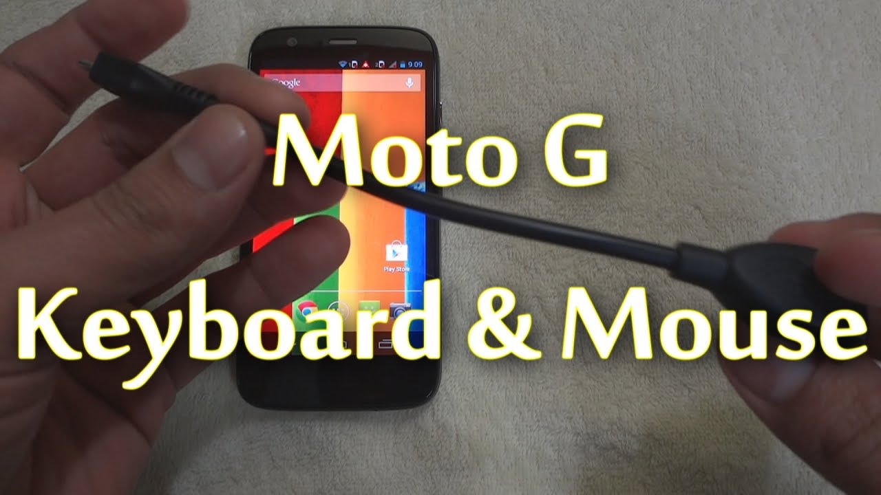 How To Connect Moto G With A Keyboard Mouse YouTube