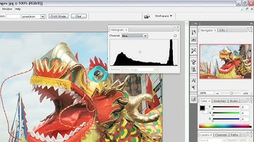 Adobe PhotoshopCS3 Chapter4 Lesson1. Work on Histogram.