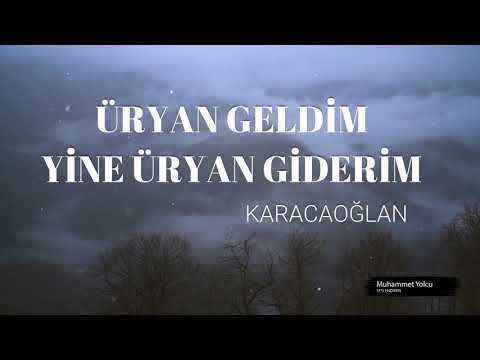 Üryan Geldim Yine Üryan Giderim Şiiri | KARACAOĞLAN (Sesli Şiir)🎼🎙