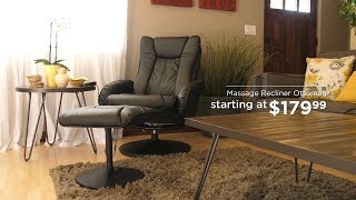 Best Choice Products' Massage Recliner Ottoman
