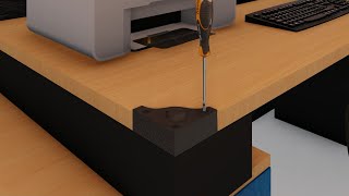 How to Install Iron Table Corner Bamah