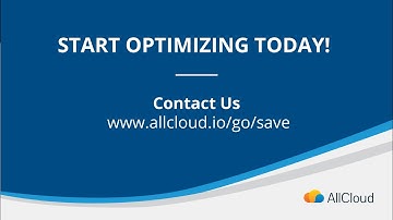 AWS Cloud Cost Optimization with AllCloud