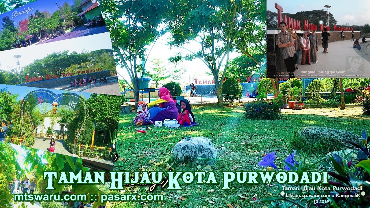 Wisata Jawa Tengah Taman Hijau Kota Purwodadi Grobogan Saat