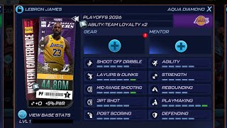 AQUA DIAMOND LEBRON JAMES AND SGA PACK OPENING! NBA 2K MOBILE 