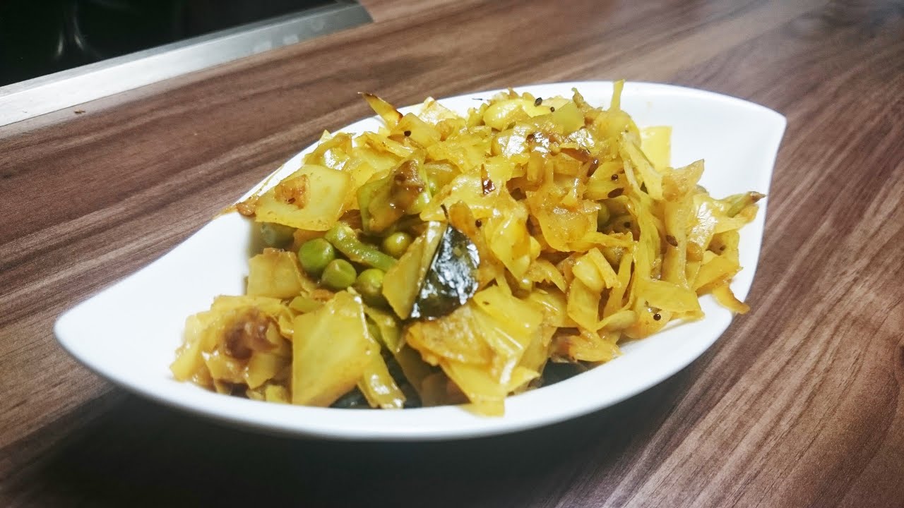 Indisches Weißkohl-Curry: Gebratener Weißkohl mit Erbsen Rezepte - YouTube